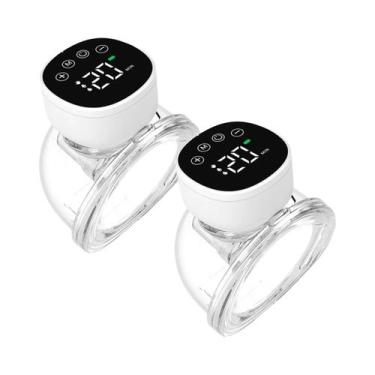 Imagem de Bomba De Leite Elétrica Silenciosa E Portátil 2 Peças 180ML 3 Modos 9 