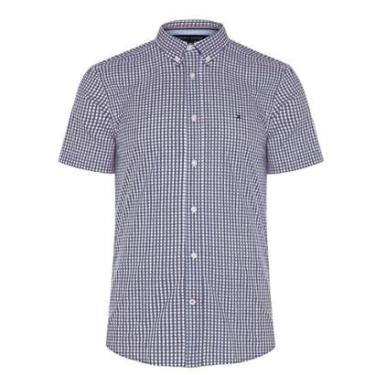 Imagem de Camisa Xadrez Tommy Hilfiger Azul Marinho-Masculino