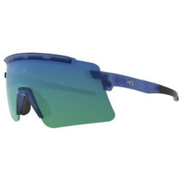 Imagem de Óculos de Sol HB Apex Wavy Matte Blue Green Chrome - 136-Unissex