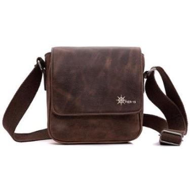 Imagem de Shoulder Bag Couro Pier 15 MSH-001 Masculina-Masculino