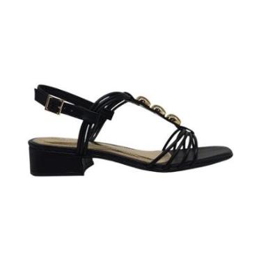 Imagem de Sandália Feminina Casual Salto Baixo Confortável Ramarim 2548203-Feminino