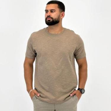 Imagem de Camiseta Hering Canelada Manga Curta Masculina-Masculino