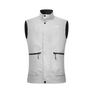 Imagem de Jaqueta De Chuva Leve Com Capuz Refletiva Para Homens WOSAWE, Corta-Ve