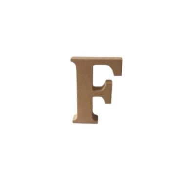Imagem de Letra F 9cm de altura mdf 18mm - luz e magia