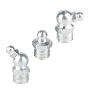 Imagem de 1 peça 1/20.3 cm 1/10.2 cm BSP NPT UNF rosca macho tipo cotovelo hidráulico óleo graxa mamilos tubo encaixe de tubulação (4)