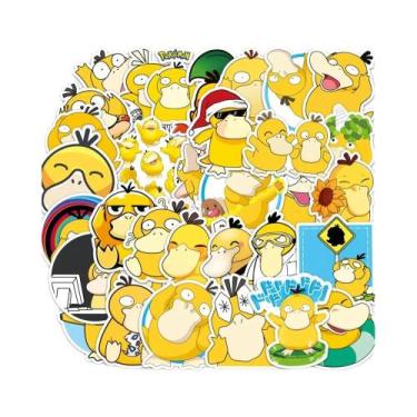 Imagem de Adesivos Kawaii De Anime Psyduck 10 30 50pcs Decalques De Desenho Anim