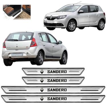 Imagem de Soleira De Porta Platinum Sandero Todos 2008 A 2025 Prata