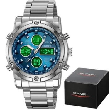 Imagem de Relógio Masculino Skmei 2556 Á Prova D'água Digital Esporte Luxo-Masculino