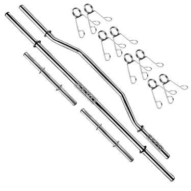 Imagem de Kit Barras de Tubo Ocas com 2 Barras 40cm, 1 Barra 1,50m e 1 Barra W 1,20m-Unissex