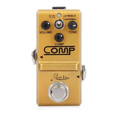 Imagem de Pedal Compressor De Guitarra Analógico Comp Box Rowin: Melhor Efeito D