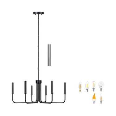 Imagem de Luminárias Pendentes De Ferro Estilo Loft Retro Para Sala De Estar E S