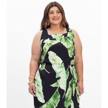 Imagem de Regata Feminina Plus Size Secret Glam Preto, Plus G3, Preto