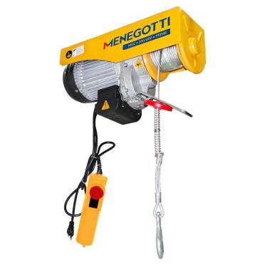 Imagem de Guincho Talha de Coluna Capacidade 600kg Cabo 12m MCG600 Menegotti 127V