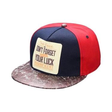 Imagem de Boné De Beisebol Masculino Ajustável Com Aba Reta, Estilo Hip-hop, Bor