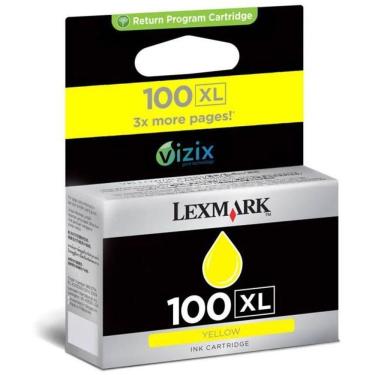 Imagem de Cartucho Lexmark 100xl Yellow 14n1071