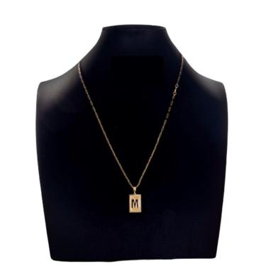 Imagem de Colar Carti Pingente Para Nomes Com A Letra M