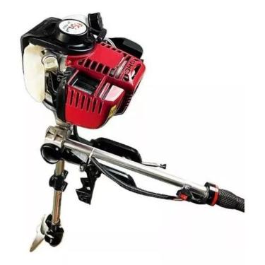 Imagem de Motor Popa Barco Bote Caiaque 63Cc 4Tempos 6 Meses Garantia