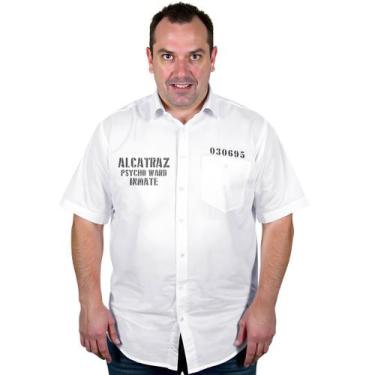 Imagem de Camisa Workshirt Branca ACATRAZ No Remorse Ed Limited, EG