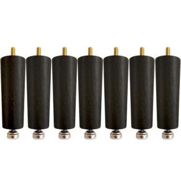 Imagem de Kit 7 Pés Niveladores de Cama Box Solteiro ou Casal Extensíveis - Naci