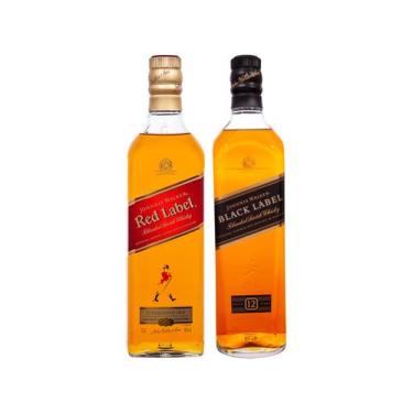 Imagem de Kit Johnnie Walker Black Label + Red Label - 750ml Cada