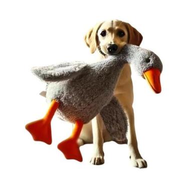 Imagem de Brinquedo De Pelúcia Macio Colorido De Pato De 50cm Para Gatos E Cães,