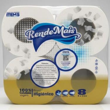 Imagem de Papel Higiênico Premium 8 Rolos Rende Mais Fs
