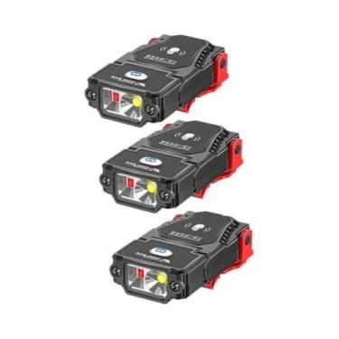 Imagem de Lanterna De Cabeça LED Recarregável USB Com Sensor, Super Brilhante E 