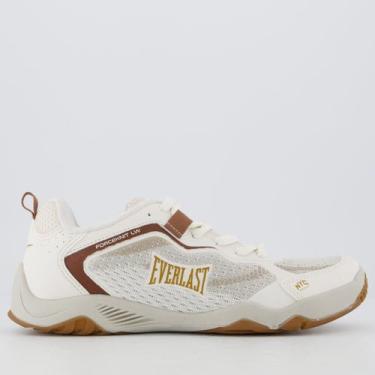 Imagem de Tênis Everlast Forceknit Low Bege e Marrom, 38