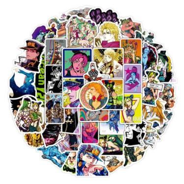 Imagem de Adesivos Jojos Bizarres Adventures Anime Waterproof (50 unidades) - yi