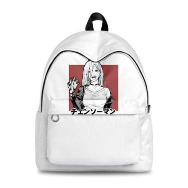 Imagem de Mochila Cartoon Kids School Chainsaws Mans Powers 34x17x43cm - yiweisa