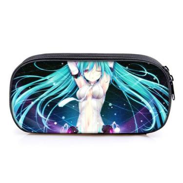 Imagem de Bolsa de lápis Hatsune Miku Anime Caixa de lápis impermeável - yiweisa