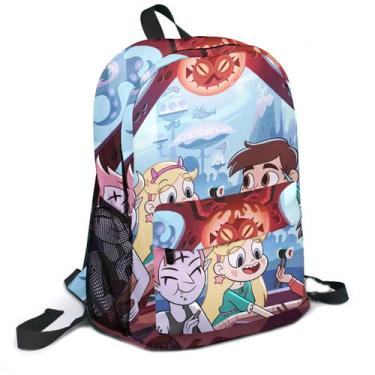 Imagem de Mochila escolar infantil Tom Princess com impressão 3D de algodão e po
