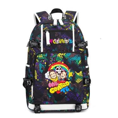 Imagem de Mochila Mess Controles Test Kids School Mochila 3D Oxford 30x15x47cm -