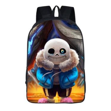 Imagem de Schoolbag Undertales Sans para estudantes infantis - yiweisai