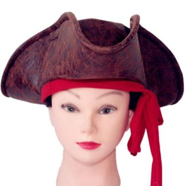 Imagem de Chapéu de pirata, adereços de baile, festa de carnaval de Halloween - 