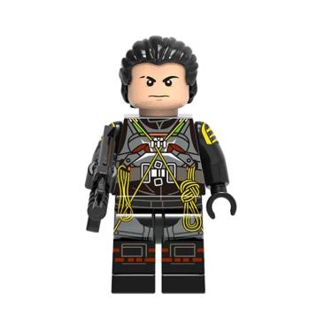 Imagem de Boneco Super Herois Vilões Quadrinhos Hq Bloco De Montar