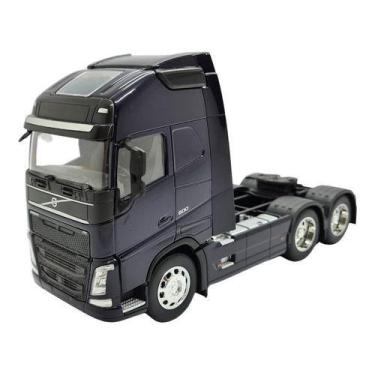 Imagem de Miniatura Caminhão Volvo Fh 500 Truck Azul Metal 1:32, Azul, Escuro