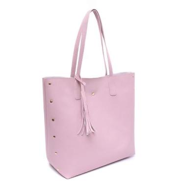 Imagem de Bolsa Feminina Grande e Prática Sacola Espaçosa Alça De Ombro - Alice 