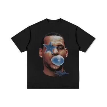 Imagem de Camiseta Esportiva Estrela Do Basquete Americano Para Homens E Mulhere