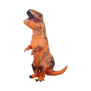 Imagem de Fantasia Inflável De Dinossauro T-Rex Para Adultos, Traje De Mascote P