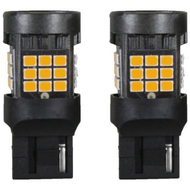 Imagem de Lâmpada led 1 polo t20 36 led shocklight canbus laranja 12v