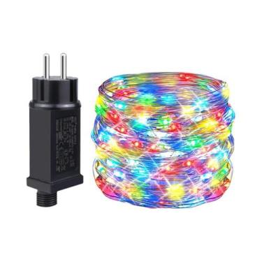 Imagem de Luzes De Natal LED Para Exterior 10M-100M Fio De Cobre 110V 220V Para 