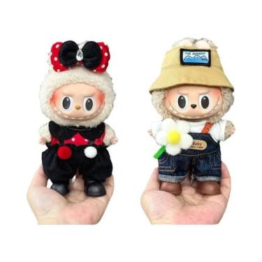 Imagem de Roupa Para Mini Boneca De 15-17cm Labubu Cosplay V1 V2 V3 Conjunto De 