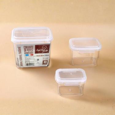 Imagem de Conjunto com 03 Potes Herméticos Térmicos - TOP RIO