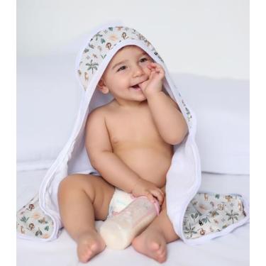 Imagem de Toalha Com Capuz Bebê Vivaldi Verde, UN, Verde