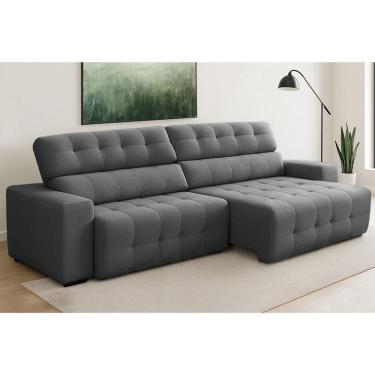 Imagem de Sofa 4 Lugares Retratil Reclinavel 280cm Veludo Atualle Ferguile