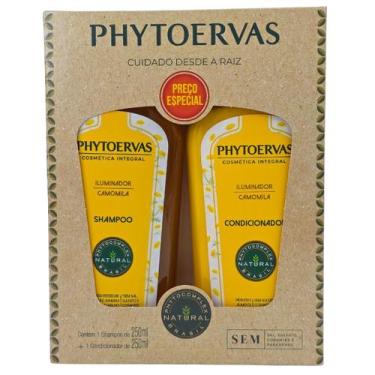 Imagem de Kit Shampoo + Condicionador Iluminador Camomila Phytoervas