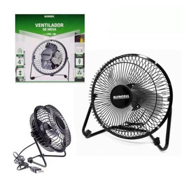Imagem de Mini Ventilador Usb de Mesa Yin's 2 e 5W 4" Silencioso Modelo Ventilador de Mesa Usb 4"...