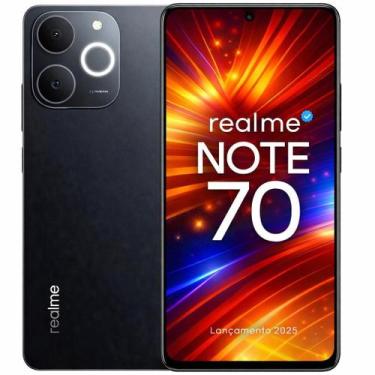Imagem de Smartphone Celular Realme Note 70, 256GB, 8GB RAM, Android 14, Câmera 