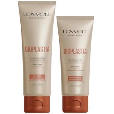 Imagem de Kit Bioplastia 1 Shampoo 240ml 1 Condicionador 200ml Lowell